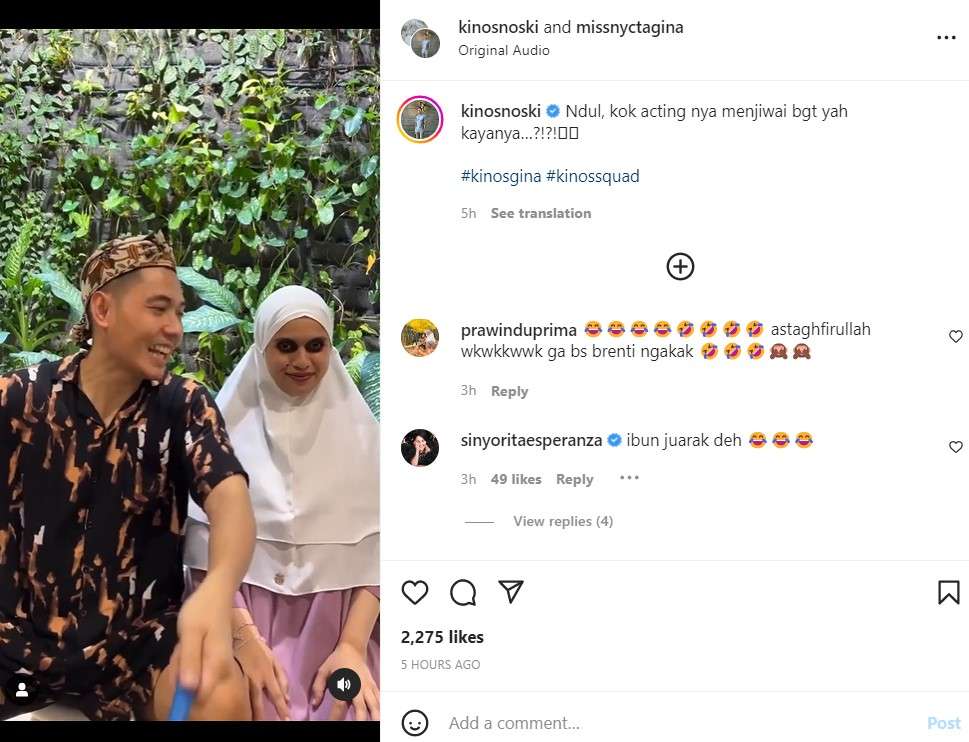 Nycta Gina dan Kinos Nycta Gina dan Kinos