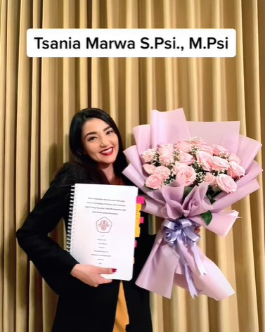Tsania Marwa Unggah Momen Kelulusan S2