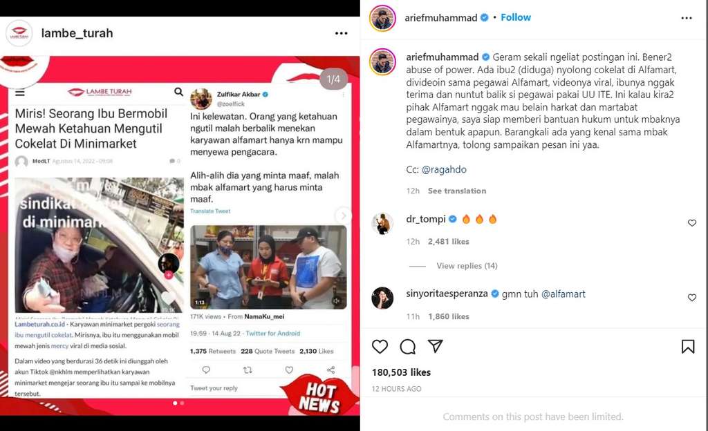 Unggahan Arief Muhammad