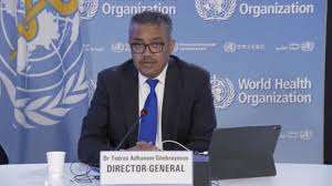 Direktur Jenderal WHO Dr Tedros Adhanom Ghebreyesus Direktur Jenderal WHO Dr Tedros Adhanom Ghebreyesus