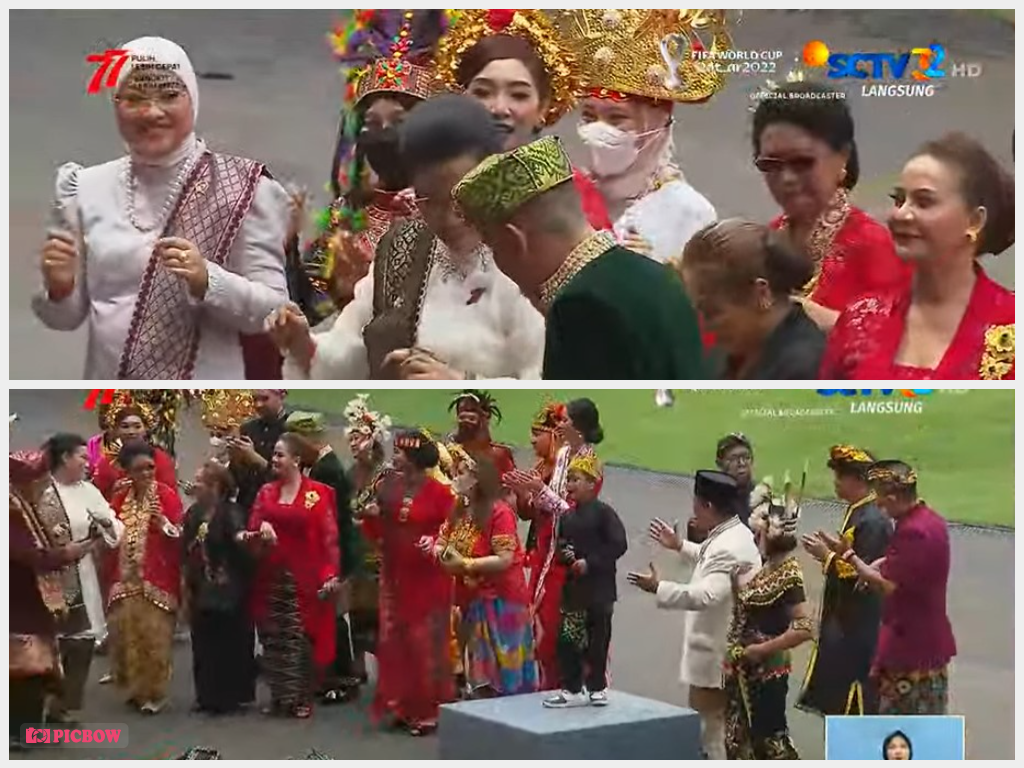 Para Menteri Ikut berjoget