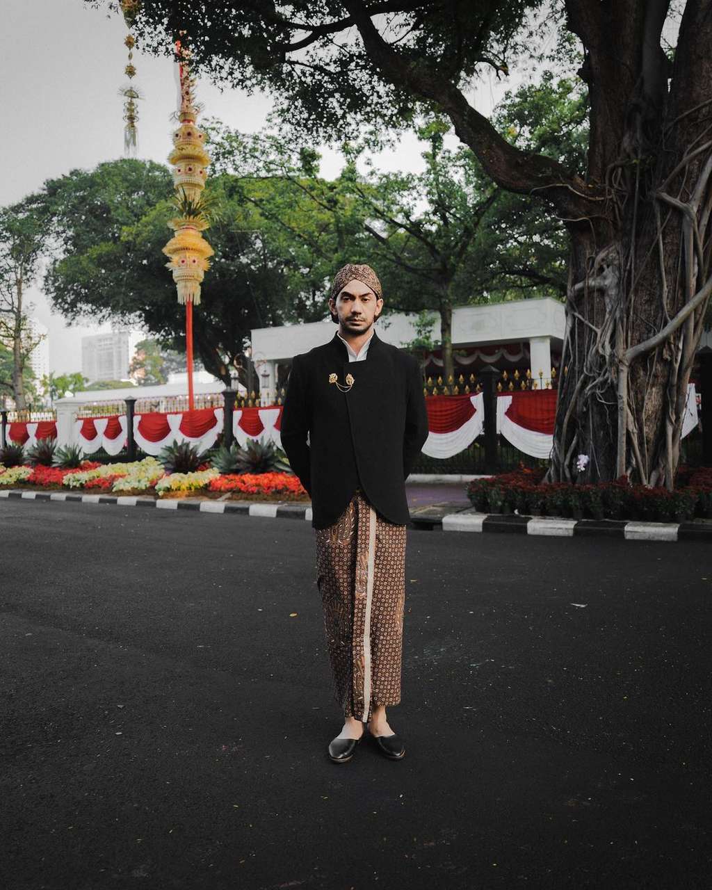 Reza Rahadian di Istana Merdeka