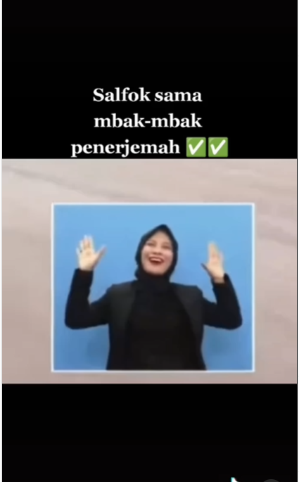 Sosok Winda Utami, Juru Bahasa Isyarat Mendadak Viral Usai Ikut Joget Saat Terjemahkan Lagu Ojo Dibandingke