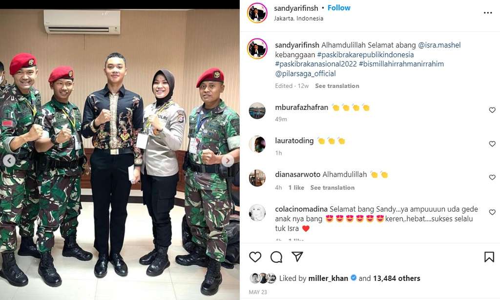 Isra putra Sandy Arifin Isra putra Sandy Arifin