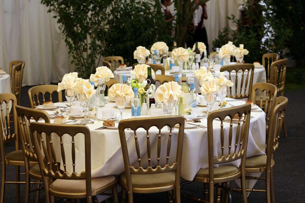 Wedding table.