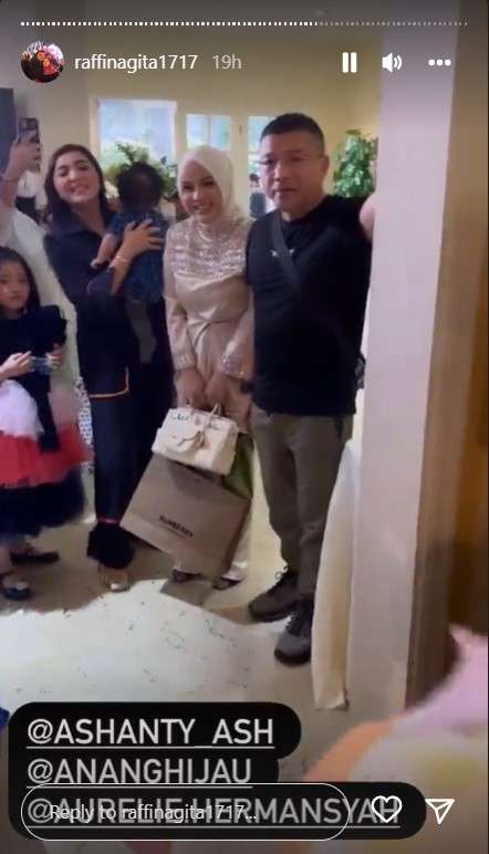 Aurel Hermansyah ke Ultah Rafathar