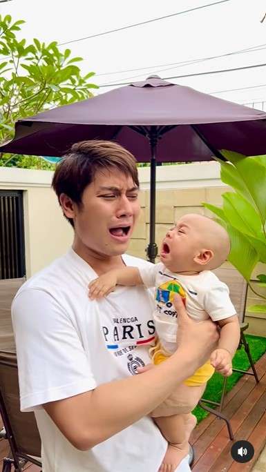 Rizky Billar dan baby L