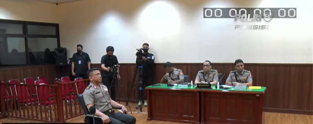 Ferdy Sambo di sidang kode etik