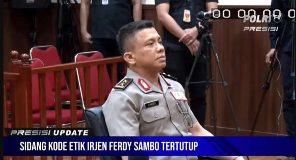 Ferdy Sambo jalani sidang kode etik