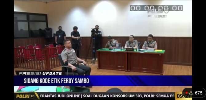 Ferdy Sambo jalani sidang kode etik