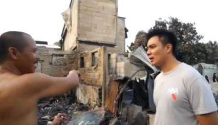 Baim Wong klarifikasi warteg selamat dari kebakaran.