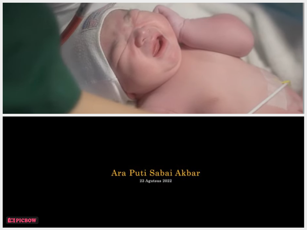 Nama dan wajah putri Ammar dan Irish Bella