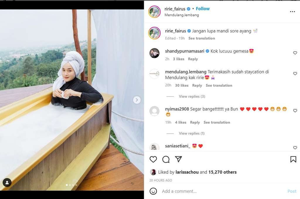 Ririe Fairus mantan istri Ayus Sabyan Ririe Fairus mantan istri Ayus Sabyan