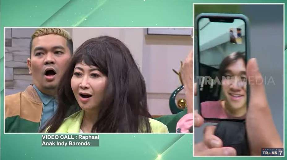 Komentar Rapha lihat Indy Barends pakai wig rambut panjang
