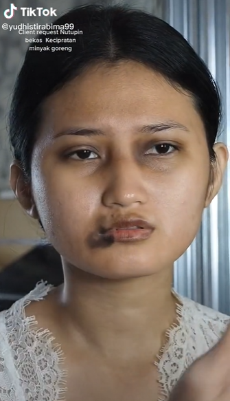 Model MUA Mirip Putri Candrawathi