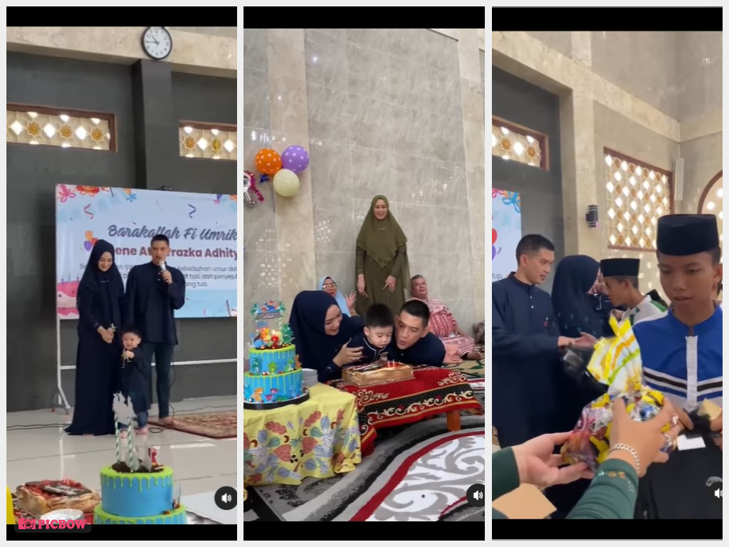 Athar Putra Citra Kirana dan Rezky Aditya rayakan Ultah
