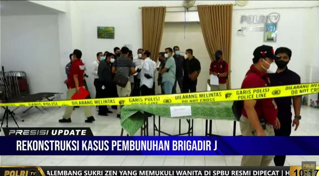 Kondisi di dalam rumah pribadi Ferdy Sambo