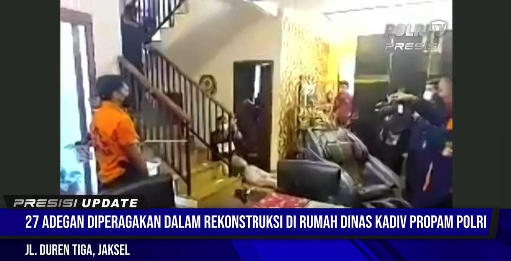 Adegan pembunuhan Brigadir J