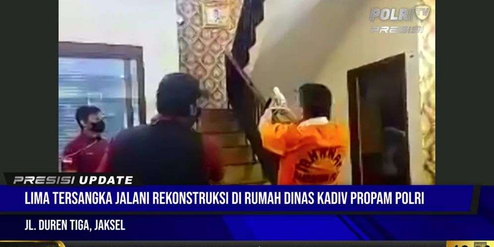 Ferdy Sambo tembak dinding