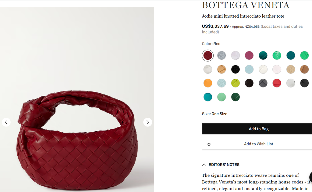 Jodie Mini Bag dari Bottega Veneta