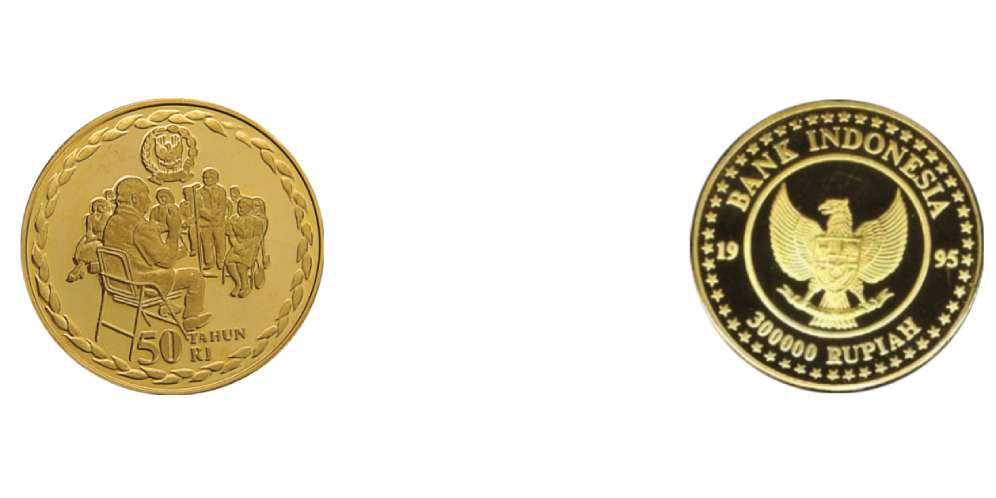 Rupiah Khusus Seri Demokrasi Pecahan 300.000​.