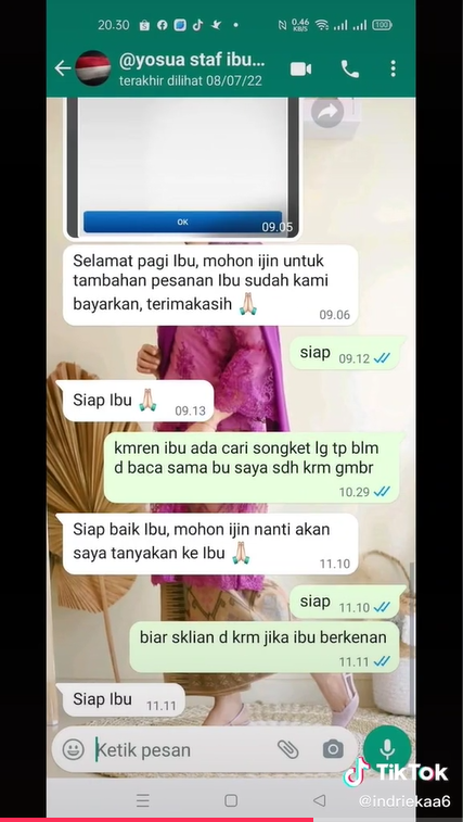 Viral Isi Chatting Brigadir J dengan Penjual Songket, Urus Pesanan Putri Candrawathi