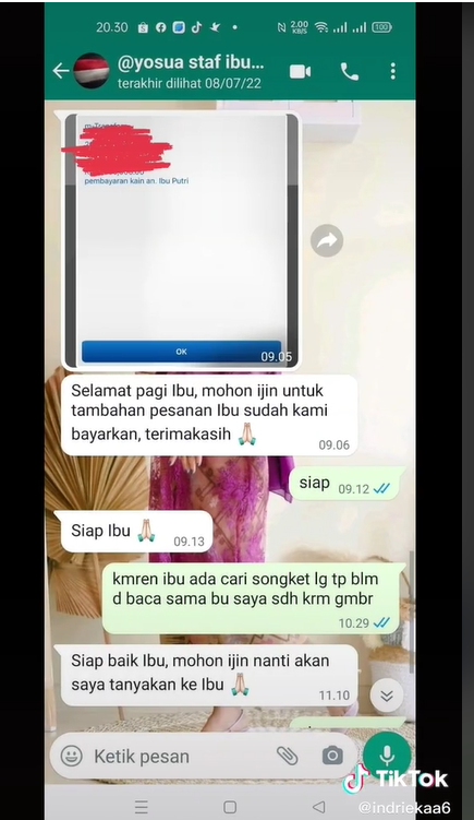 Viral Isi Chatting Brigadir J dengan Penjual Songket, Urus Pesanan Putri Candrawathi