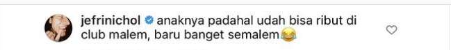 Unggahan Jefrie Nichol