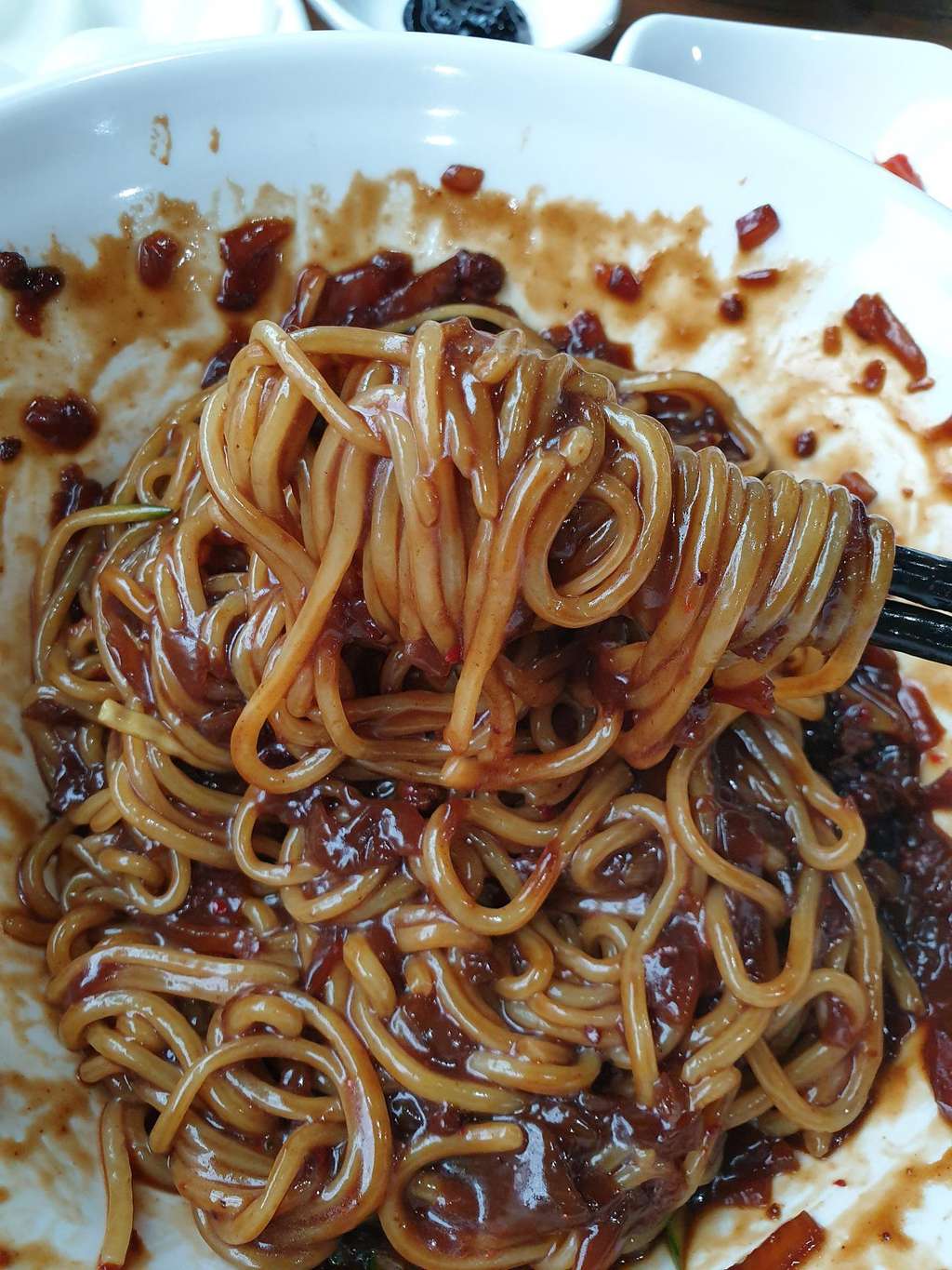 Jajangmyeon, kuliner khas Korea Selatan.