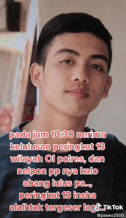 Pria Ini Meninggal 2 Jam Usai Dinyatakan Lulus Bintara Polri