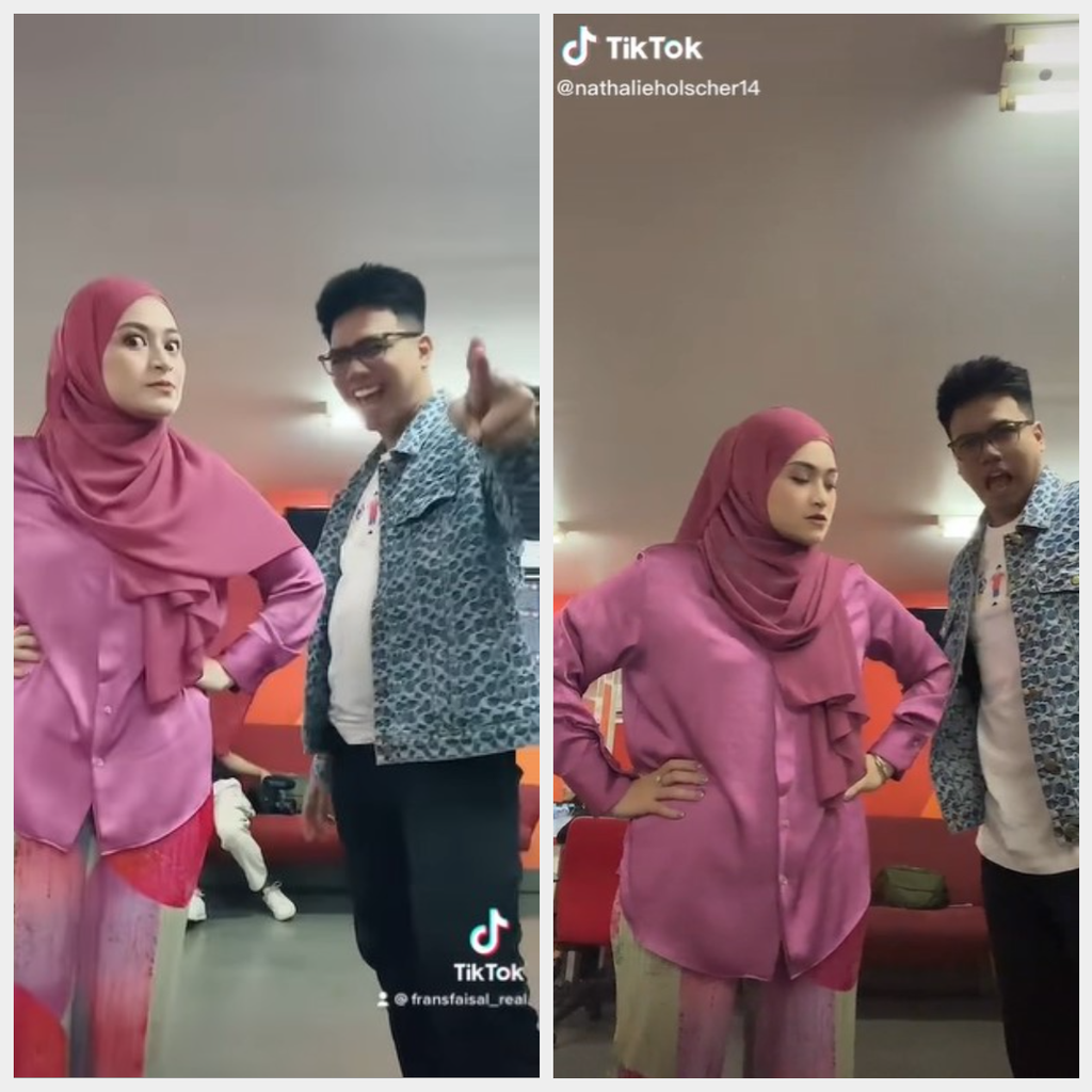 Nathalie Holscher dan Frans Faisal