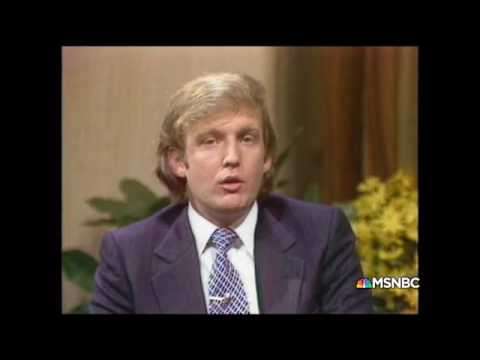 Donald Trump saat wawancara tahun 1980 Donald Trump saat wawancara tahun 1980