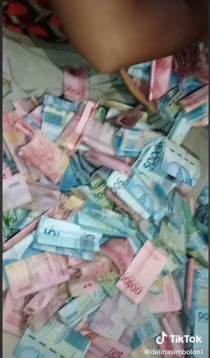 Viral Wanita Bongkar Celengan Hasil Nabung 2 Tahun, Nominalnya Fantastis