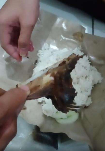Beli nasi bebek cuma dapat sebiji tulang.
