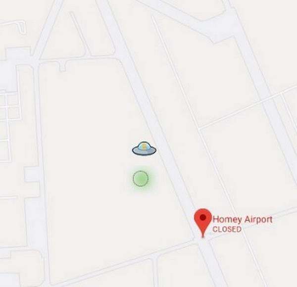 UFO di atas Area 51
