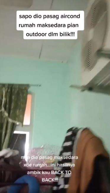 Salah pasang AC.