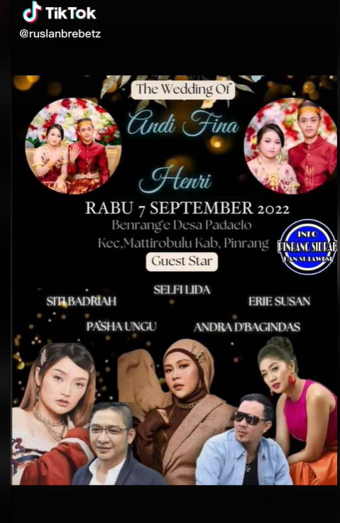 Viral Pernikahan Sultan di Pinrang