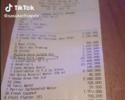 Bill makanan Bill makanan