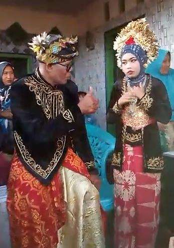 Viral pernikahan kakek 52 tahun dengan gadis 15 tahun di Lombok.