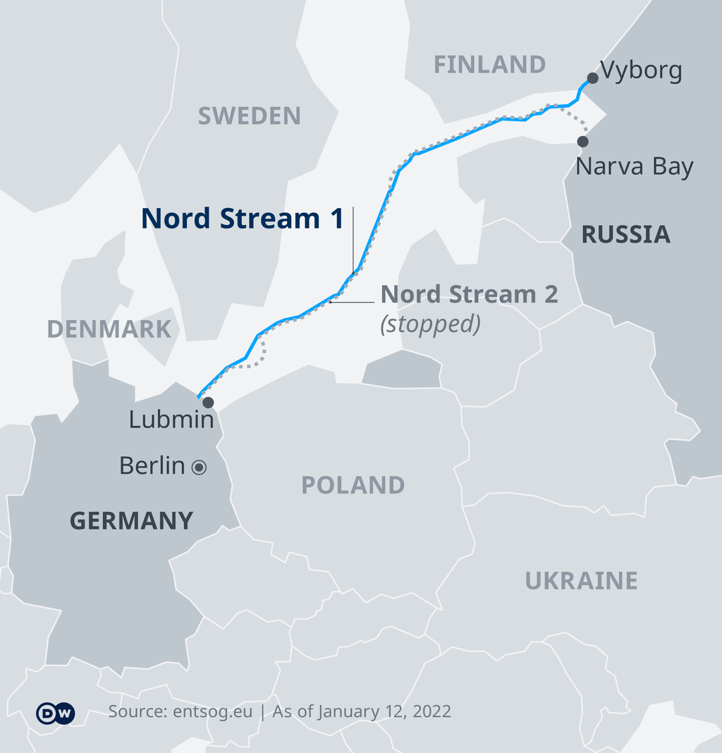 Pipa Nord Stream 1 yang menghubungkan gas dari Rusia ke Jerman Pipa Nord Stream 1 yang menghubungkan gas dari Rusia ke Jerman