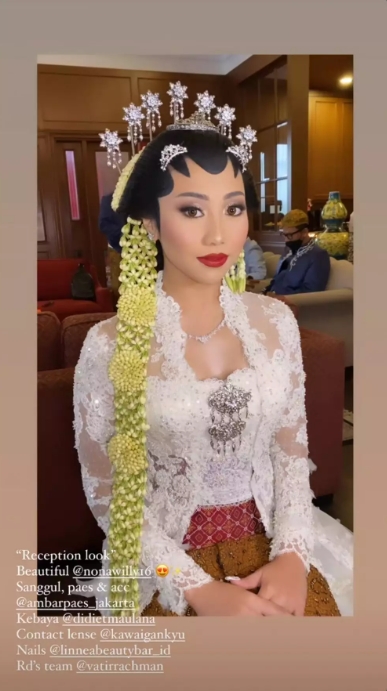 Riasan Adik Artis di Hari Pernikahan