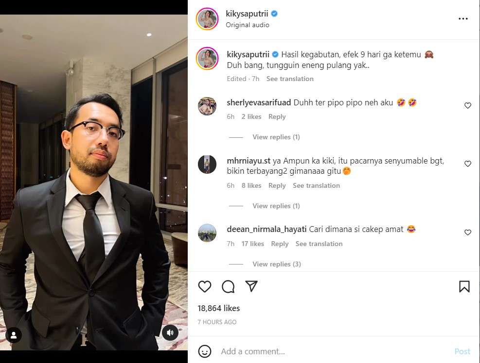 Unggahan Kiky Saputri