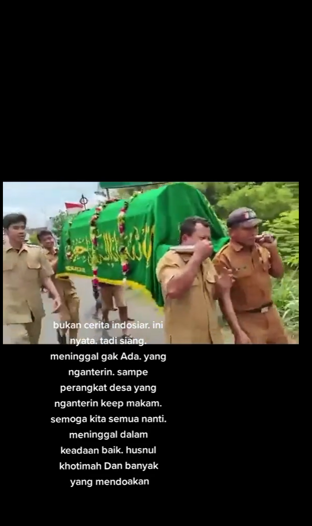 viral video jenazah tak ada yang melayat