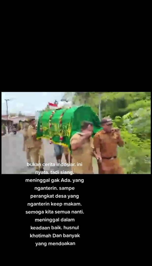 viral video jenazah tak ada yang melayat