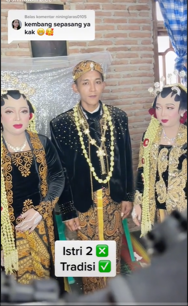 Pengantin Pria Dikira Menikahi 2 Wanita Sekaligus Pengantin Pria Dikira Menikahi 2 Wanita Sekaligus