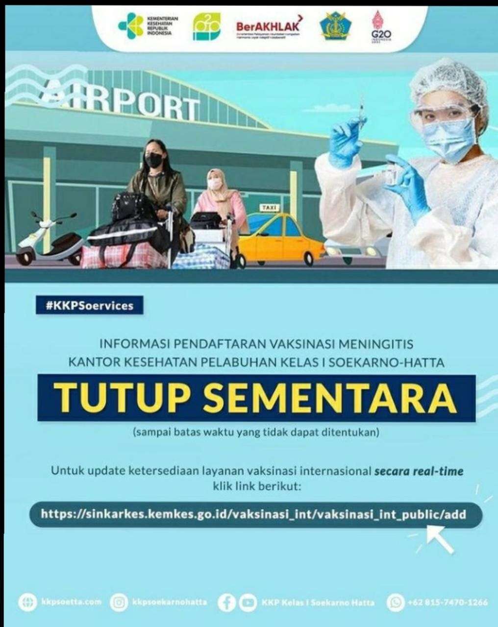 Penutupan vaksin meningitis
