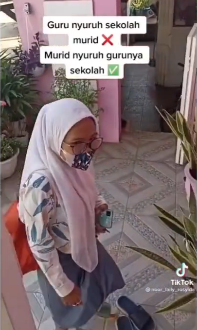 Viral Murid Jemput Guru Pergi ke Sekolah, Warganet: Auto A semua