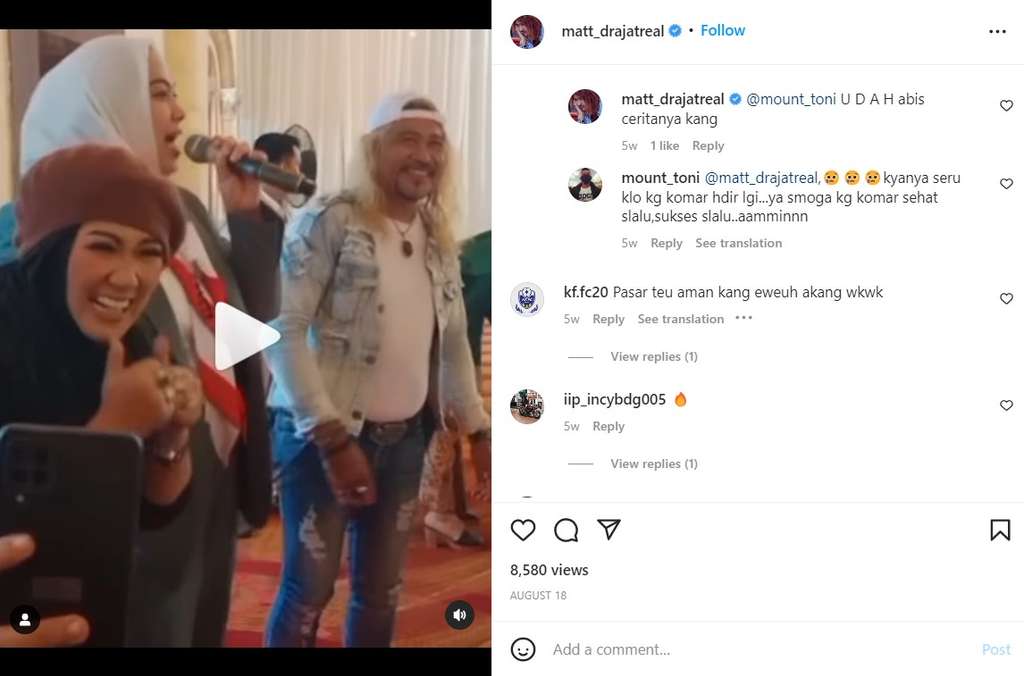 Unggahan Kang Komar Preman Pensiun