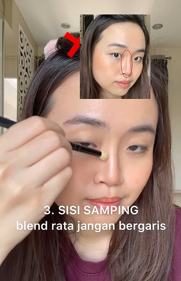 Trik Mengkontur Hidung