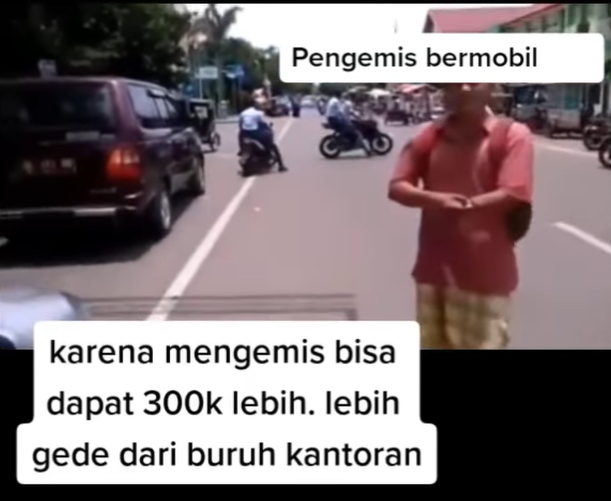 pengemis bermobil